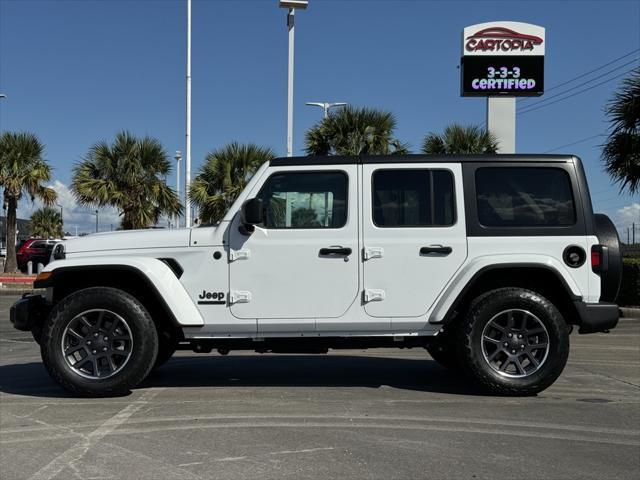 used 2021 Jeep Wrangler Unlimited car, priced at $29,651