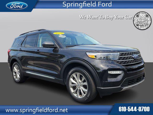 used 2021 Ford Explorer car, priced at $33,495