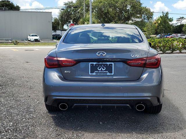 new 2024 INFINITI Q50 car, priced at $51,455