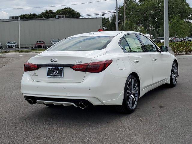 new 2024 INFINITI Q50 car, priced at $49,141