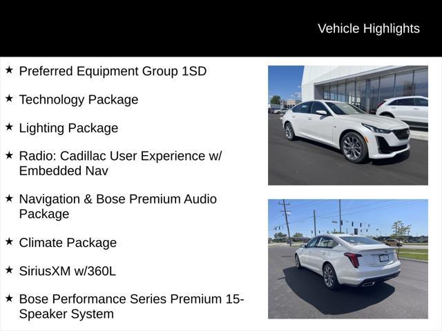 new 2024 Cadillac CT5 car, priced at $53,705