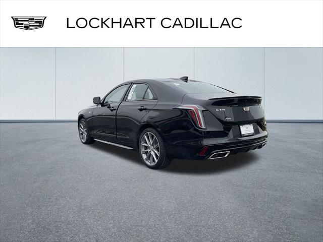 new 2025 Cadillac CT4 car, priced at $50,535