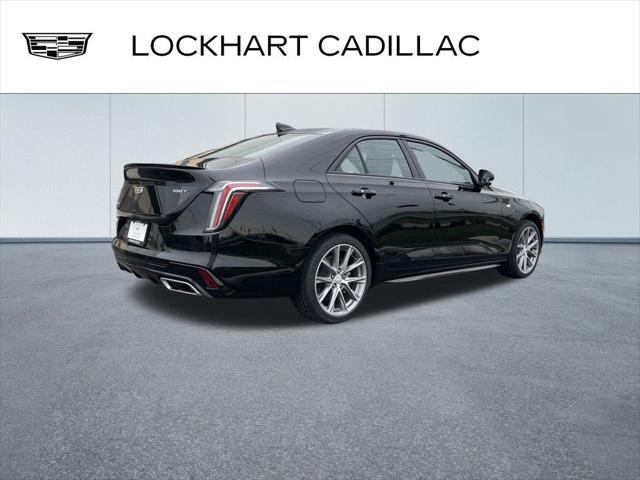 new 2025 Cadillac CT4 car, priced at $50,535