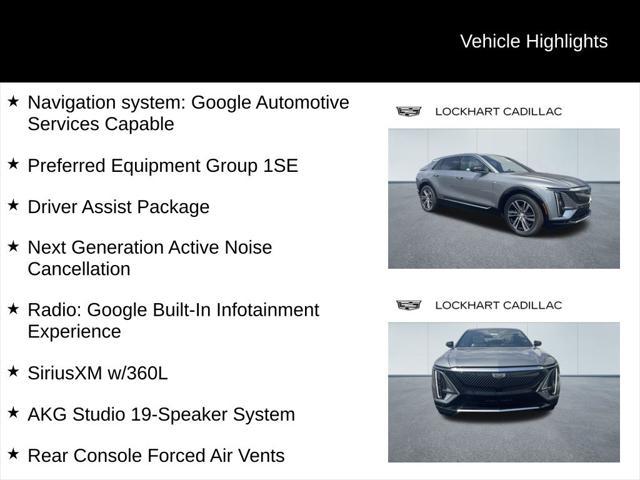 new 2024 Cadillac LYRIQ car, priced at $73,925
