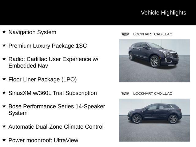 new 2025 Cadillac XT5 car, priced at $55,210