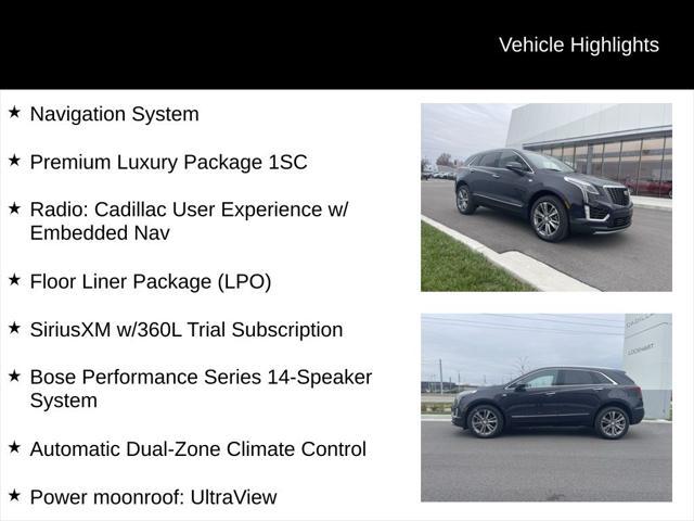 new 2025 Cadillac XT5 car, priced at $55,210