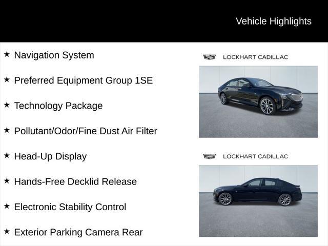 new 2025 Cadillac CT5 car, priced at $57,485