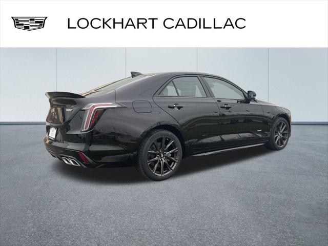 new 2025 Cadillac CT4-V car, priced at $54,430