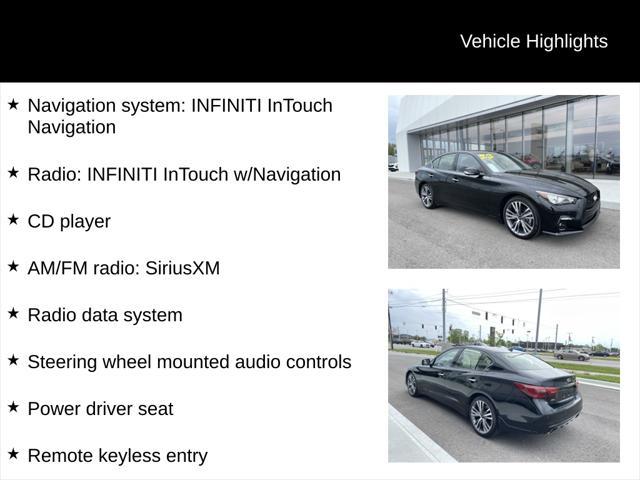 used 2023 INFINITI Q50 car, priced at $39,000