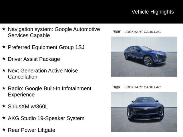 new 2024 Cadillac LYRIQ car, priced at $71,615