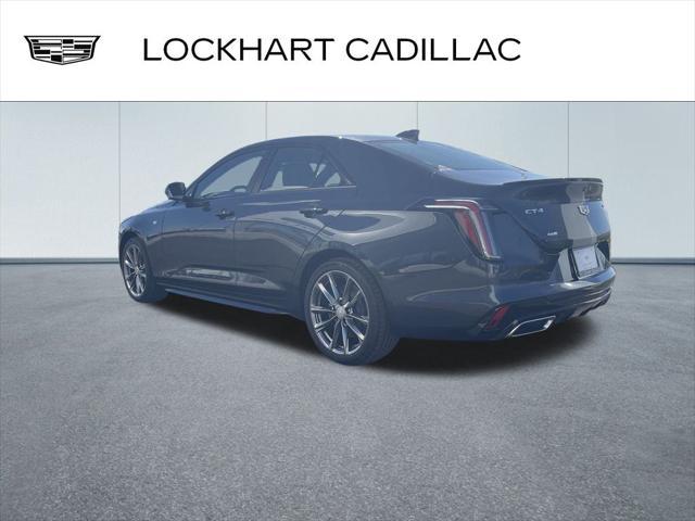 new 2025 Cadillac CT4 car, priced at $50,885