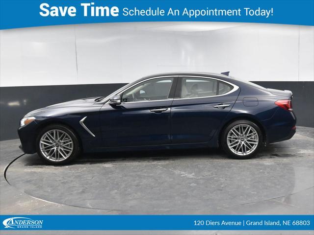 used 2021 Genesis G70 car, priced at $26,500