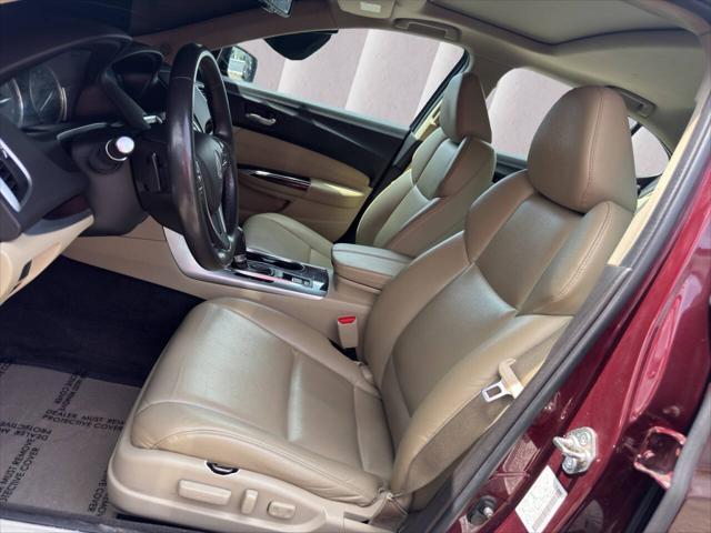 used 2015 Acura TLX car, priced at $13,999