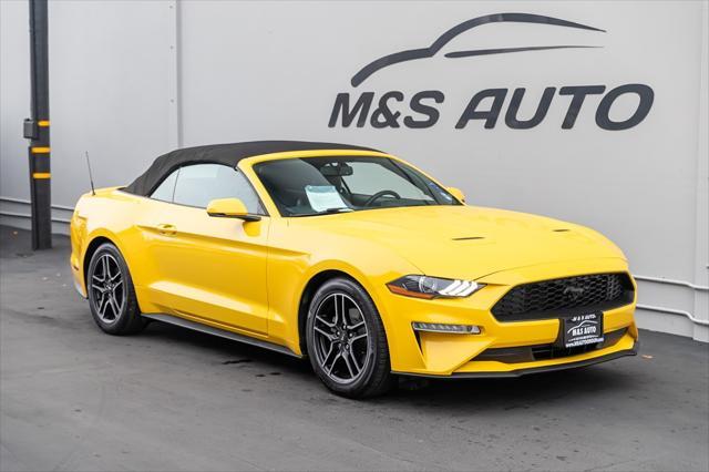 used 2018 Ford Mustang car, priced at $15,879