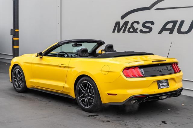 used 2018 Ford Mustang car, priced at $15,879