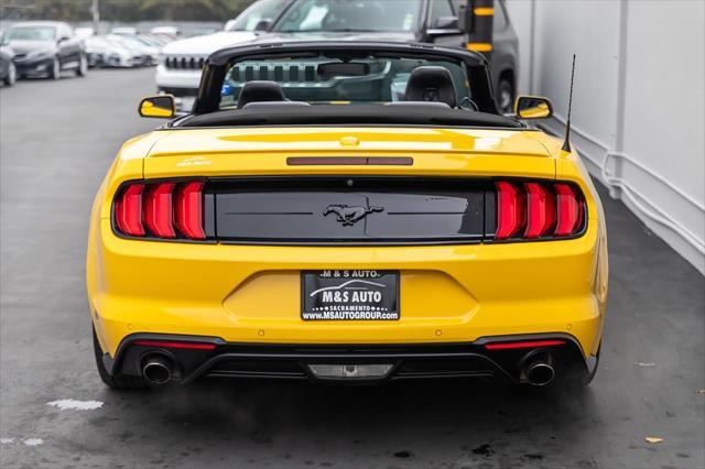 used 2018 Ford Mustang car, priced at $15,879