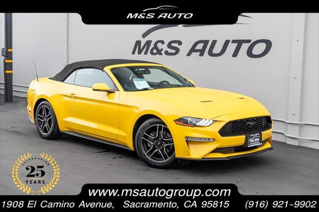 used 2018 Ford Mustang car, priced at $15,879