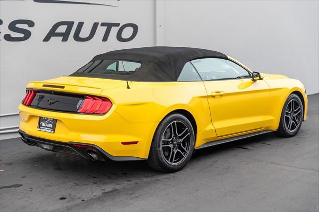 used 2018 Ford Mustang car, priced at $15,879