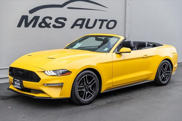 used 2018 Ford Mustang car, priced at $15,879