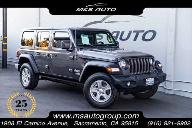 used 2020 Jeep Wrangler Unlimited car, priced at $27,983