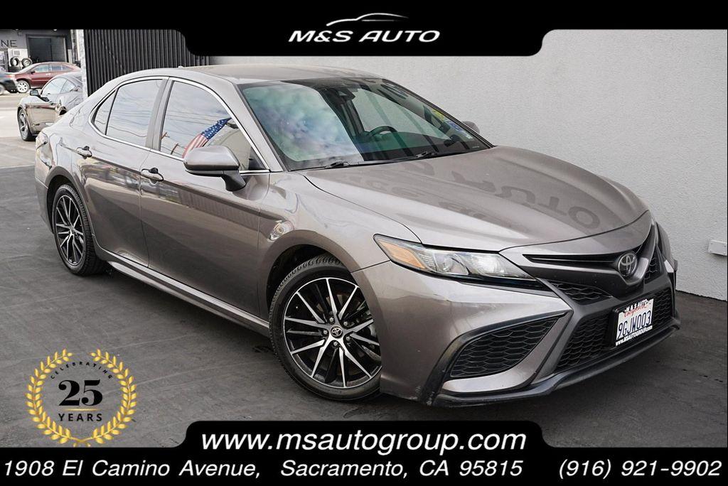 used 2021 Toyota Camry car, priced at $18,447