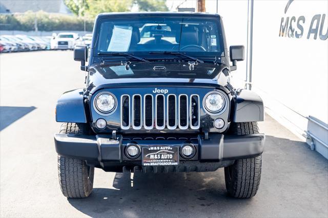 used 2017 Jeep Wrangler Unlimited car, priced at $21,998