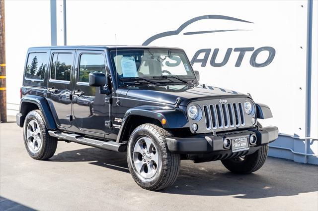 used 2017 Jeep Wrangler Unlimited car, priced at $21,998