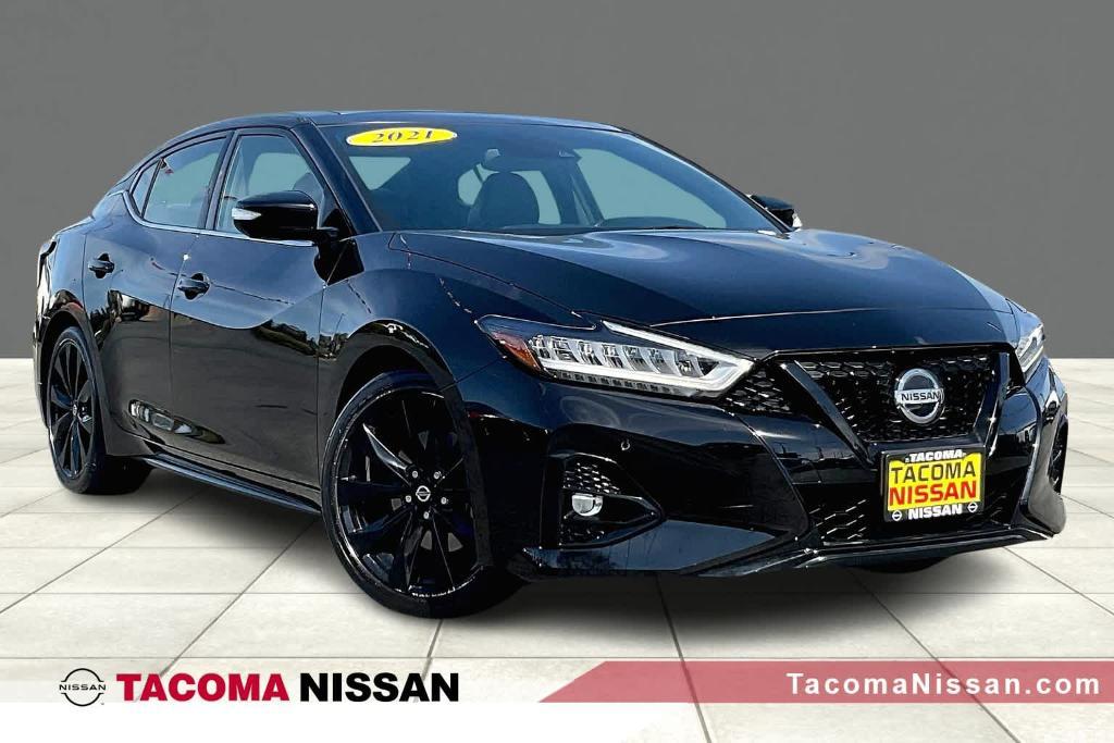 used 2021 Nissan Maxima car, priced at $28,900