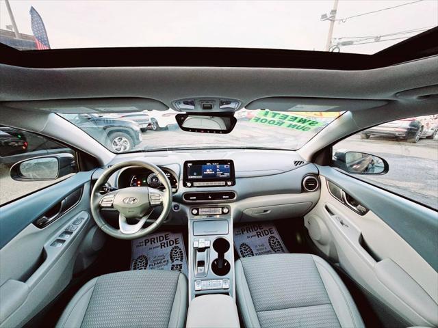 used 2021 Hyundai Kona EV car, priced at $16,895