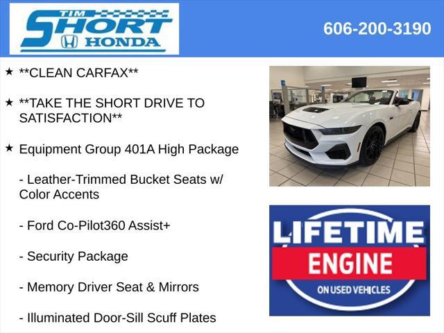 used 2024 Ford Mustang car, priced at $52,000