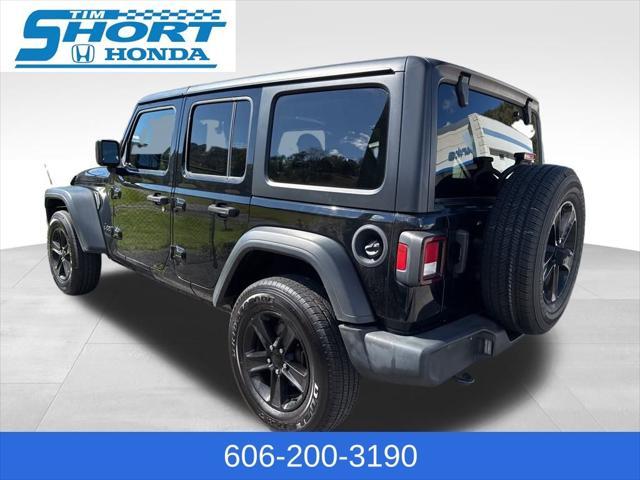 used 2020 Jeep Wrangler Unlimited car, priced at $24,300