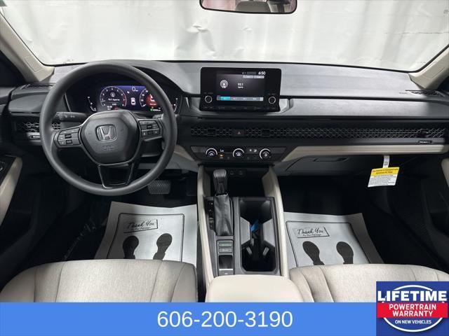 new 2025 Honda Accord car, priced at $29,445