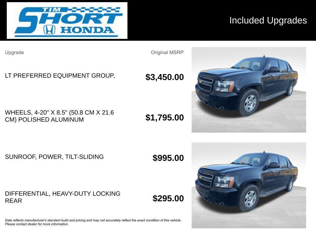 used 2007 Chevrolet Avalanche car, priced at $7,800