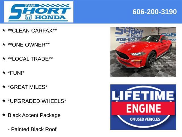 used 2020 Ford Mustang car, priced at $37,500