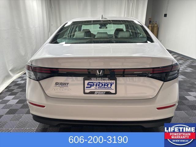 new 2025 Honda Accord car, priced at $29,900