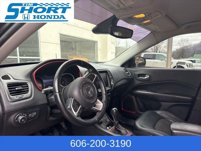 used 2018 Jeep Compass car, priced at $15,000