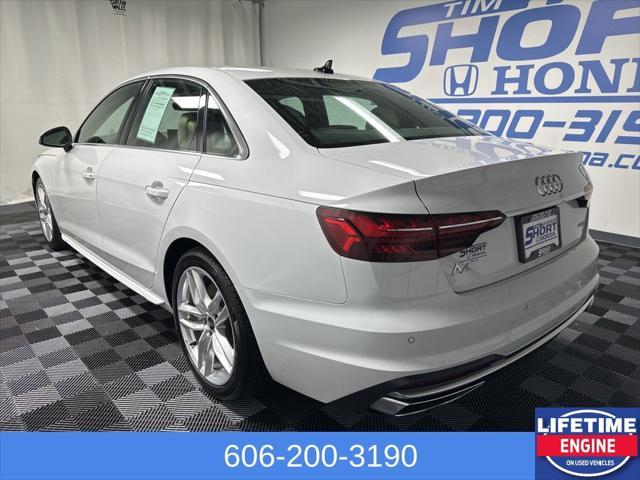 used 2022 Audi A4 car, priced at $25,100