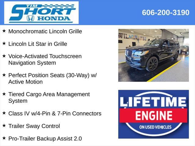 used 2024 Lincoln Navigator car, priced at $91,900