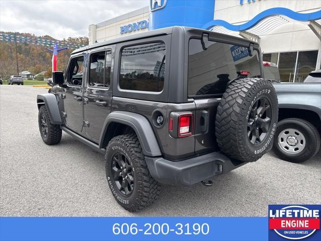 used 2020 Jeep Wrangler Unlimited car, priced at $26,500