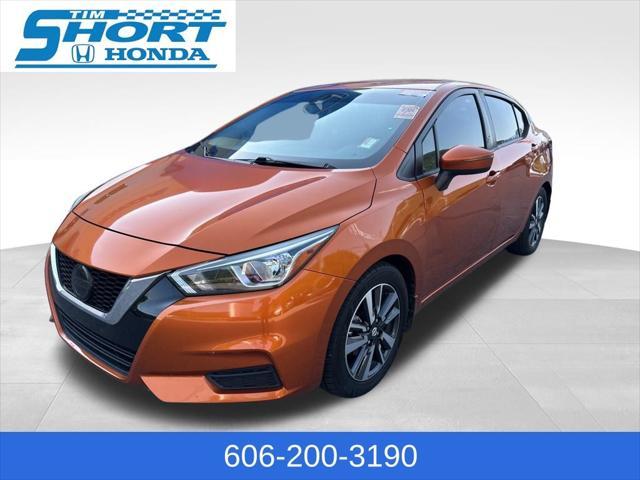 used 2021 Nissan Versa car, priced at $14,500