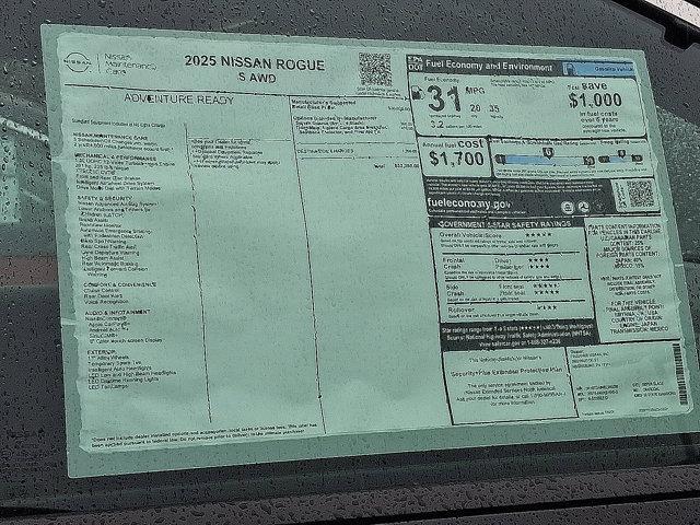 new 2025 Nissan Rogue car, priced at $31,496