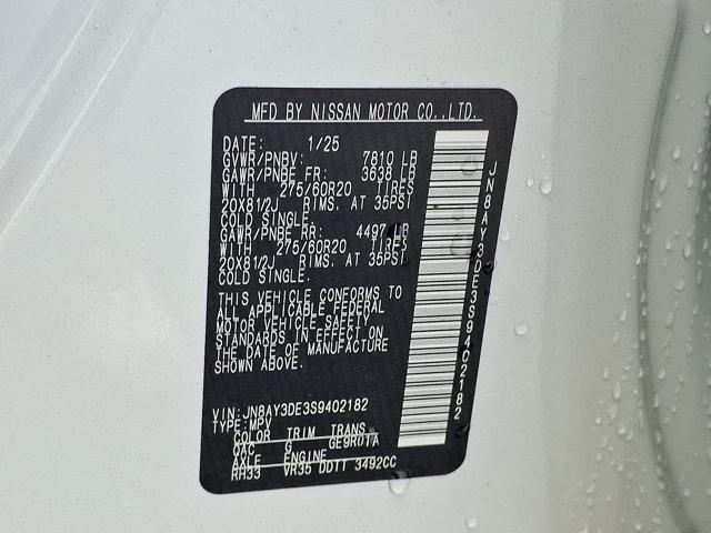 new 2025 Nissan Armada car, priced at $72,999