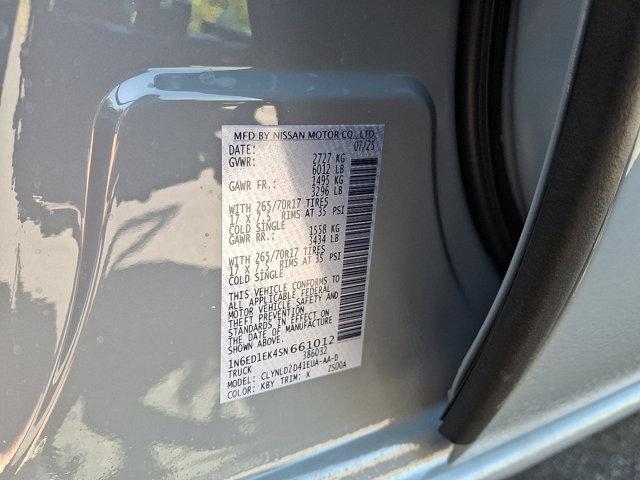 new 2025 Nissan Frontier car, priced at $44,713