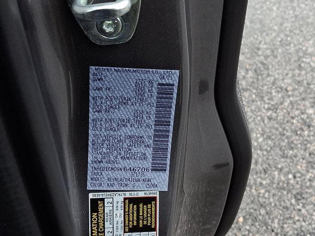 new 2025 Nissan Frontier car, priced at $36,635