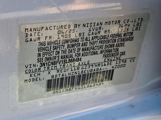 new 2025 Nissan Versa car, priced at $23,152