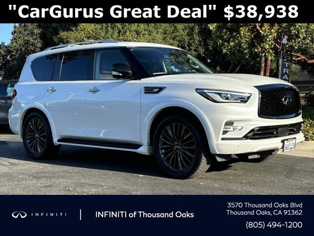 used 2021 INFINITI QX80 car, priced at $38,938