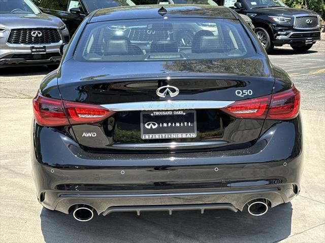 new 2024 INFINITI Q50 car, priced at $44,921