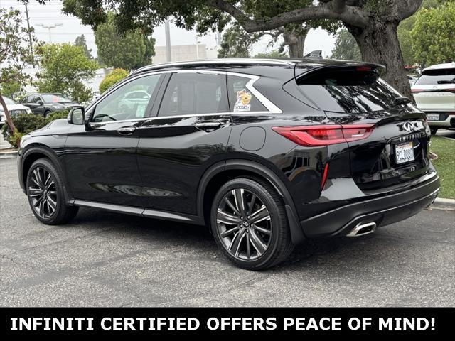 used 2022 INFINITI QX50 car, priced at $25,496
