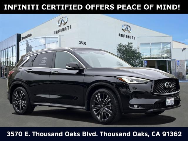 used 2022 INFINITI QX50 car, priced at $26,155