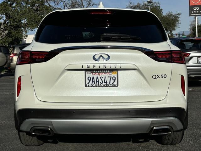 used 2022 INFINITI QX50 car, priced at $30,197